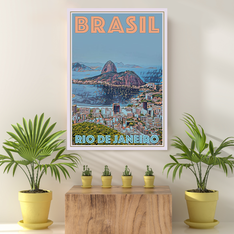 Vintage Reis bestemming Brasil