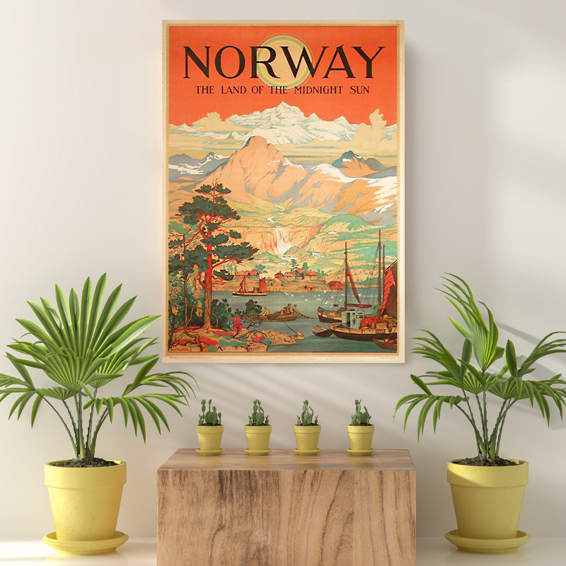 Vintage Reis bestemming Norway II