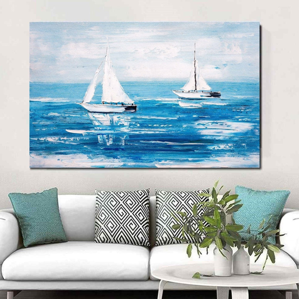 Sailing in the Wind Canvas schilderij