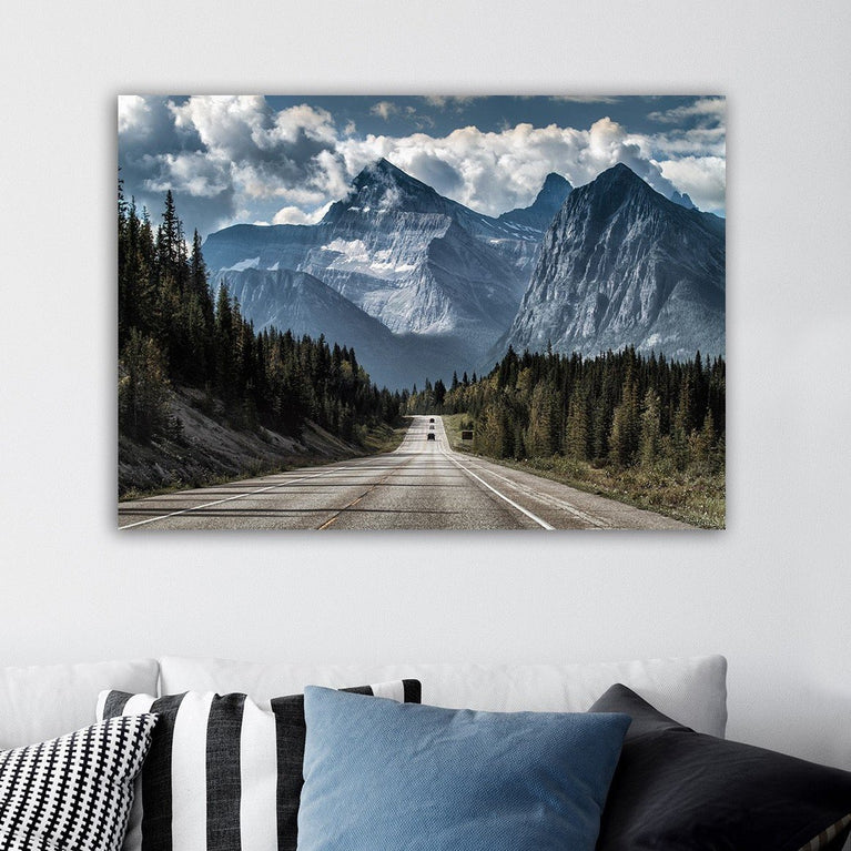The Long Road Canvas schilderij