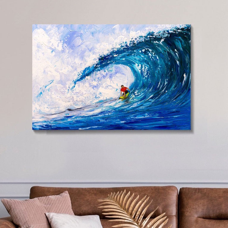 Ride The Wave Canvas schilderij