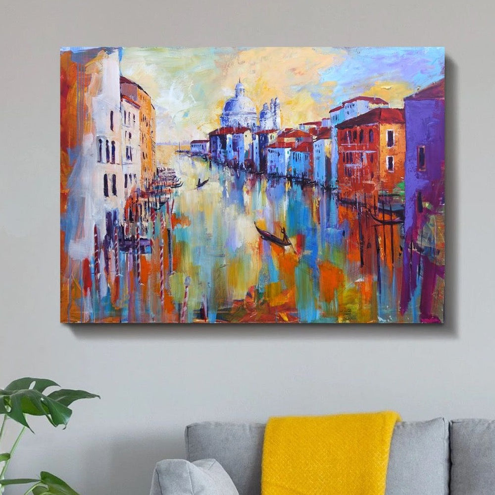 Venice By Water Canvas