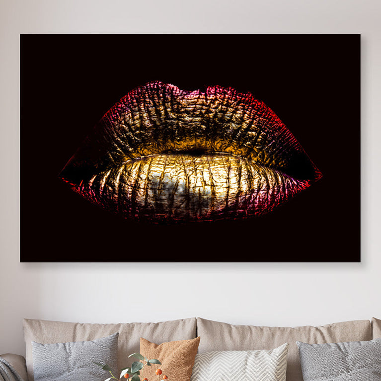 Golden lips