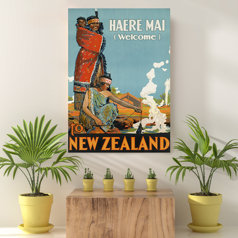 Vintage Reis bestemming New Zealand II