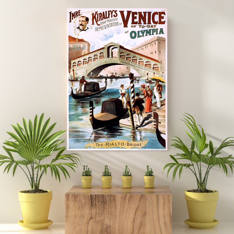 Vintage Reis bestemming Venice IV