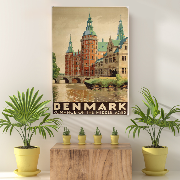 Vintage Reis bestemming Denmark