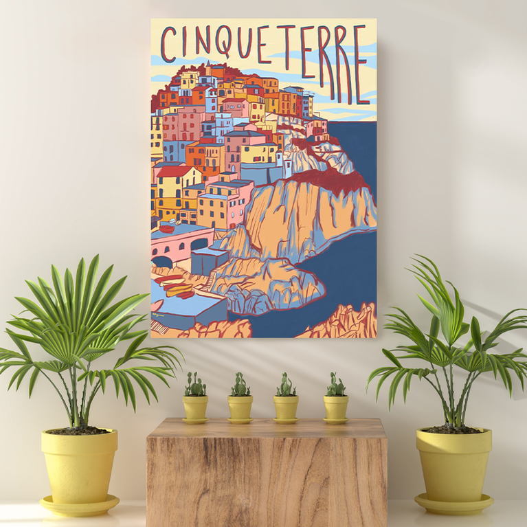Vintage Reis Bestemming Cinque Terre II