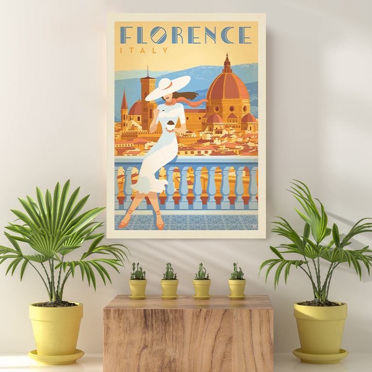 Vintage Reis bestemming Florence II