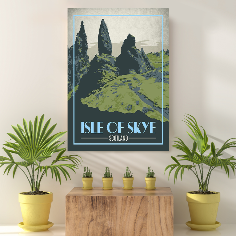 Vintage Reis Bestemming Isle Of Skye