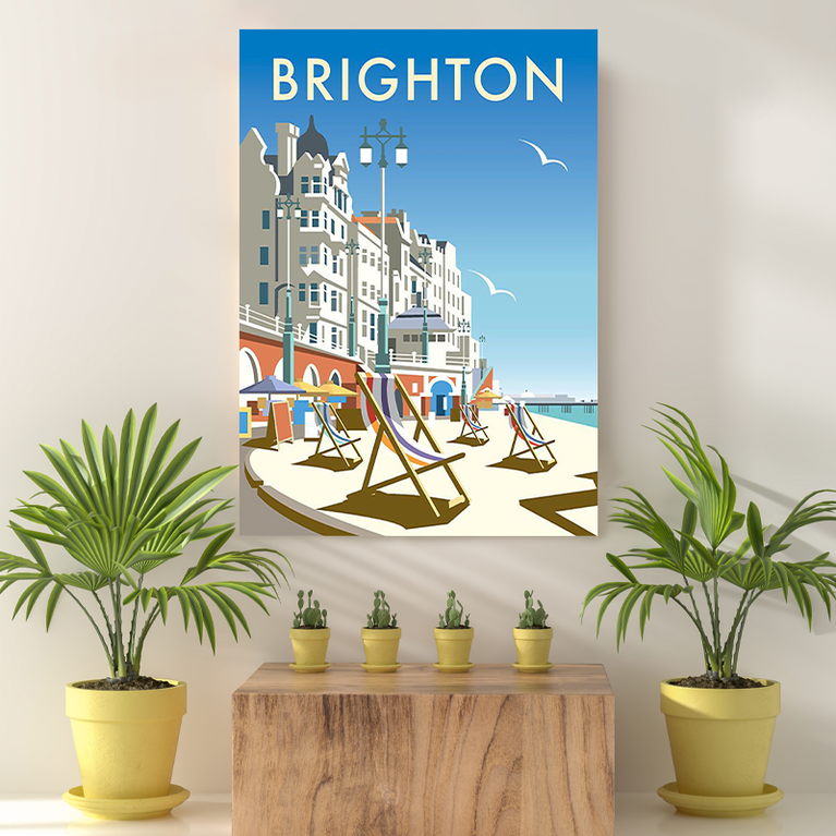 Vintage Reis Bestemming Brighton