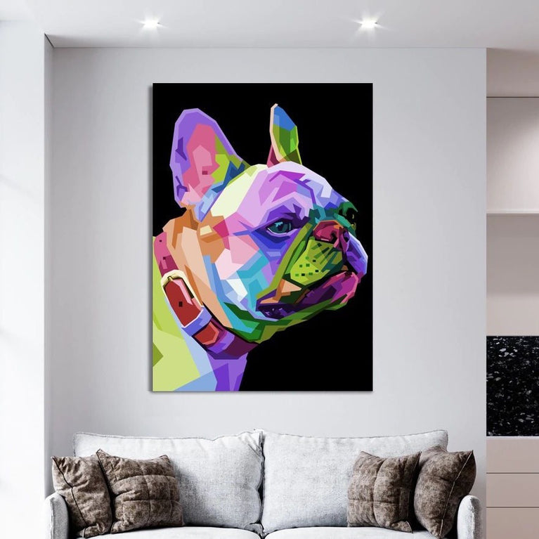 French Bulldog Canvas schilderij