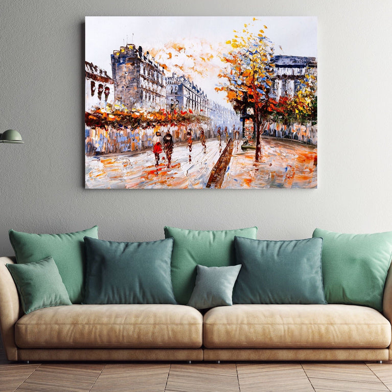 A Walk In Autumn Canvas schilderij
