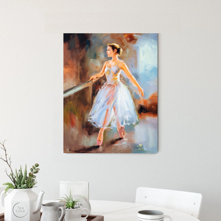 Little Ballerina Canvas schilderij